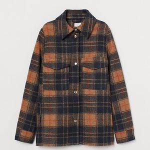 H&M Plaid Shacket 🏔